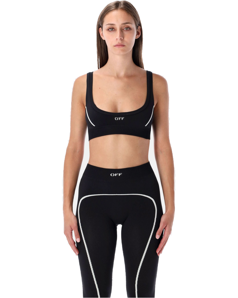 Off Stamp Seamless Logo Bra Off-white оригінал – Купити в Україні