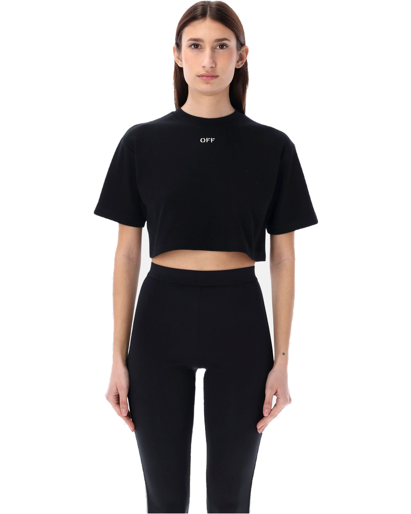 Оригінальна Black Cropped Tee Off-white