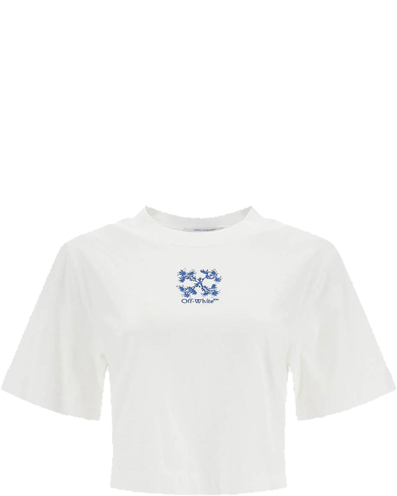 Cropped Logo T-Shirt Off-white – Гарантія оригінальності