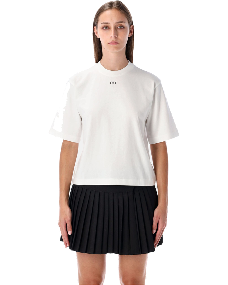 Flowers Boxy Cotton Logo T Shirt Off-white – Гарантія оригінальності