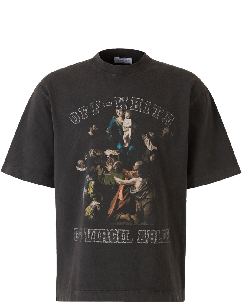 Mary Skate Cotton T-Shirt Off-white оригінал – Купити в Україні