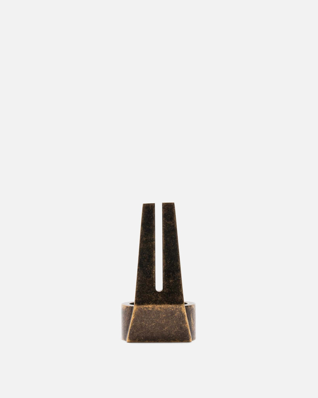 Open Trunk Ring In Dark Bronze Rick owens оригінал – Купити в Україні – боковий вид