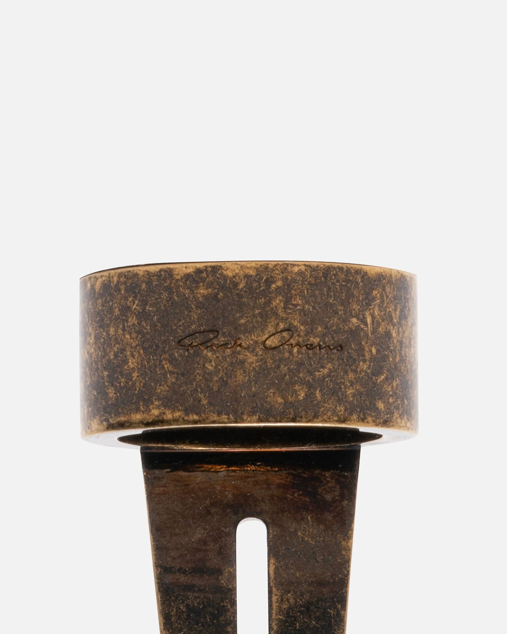 Open Trunk Ring In Dark Bronze Rick owens оригінал – Купити в Україні – збільшений вид
