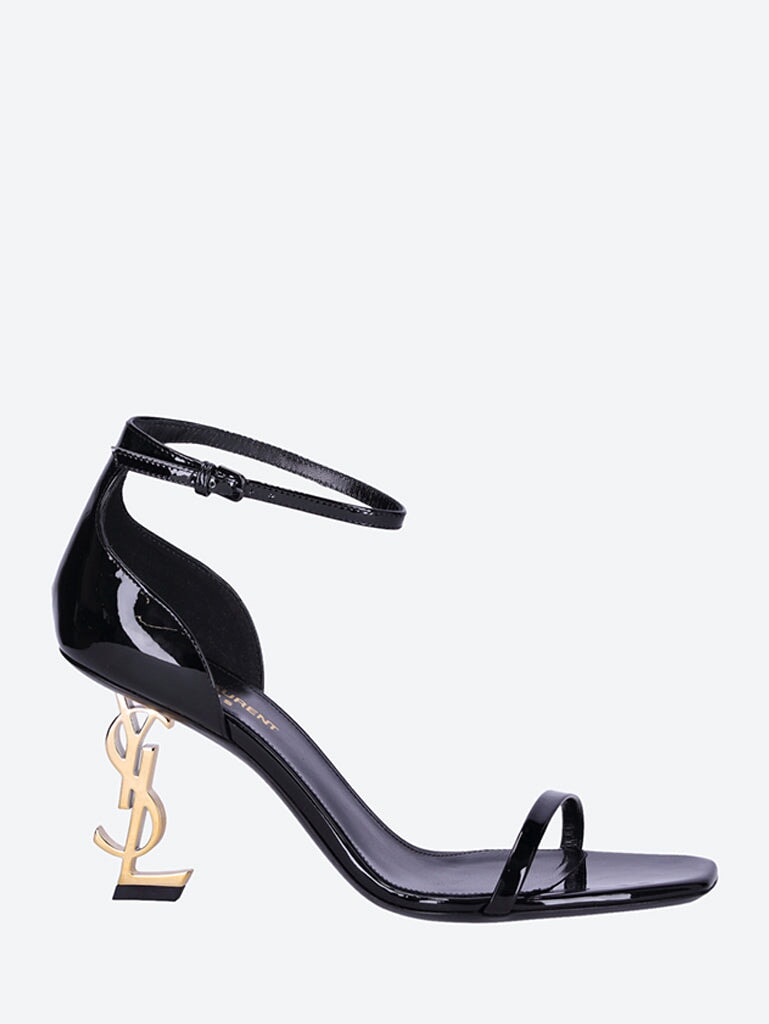 Opyum MID Heel Leather Sandals Saint laurent – Гарантія оригінальності – боковий вид