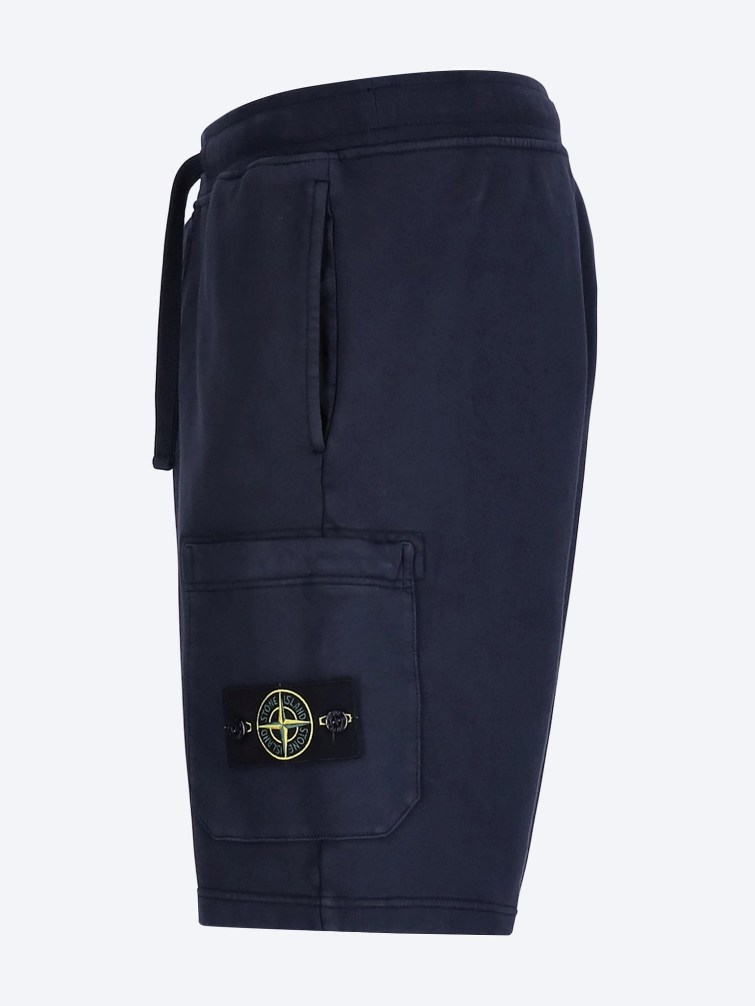 Organic Cotton Fleece Shorts Stone island оригінал – Купити в Україні – вид ззаду