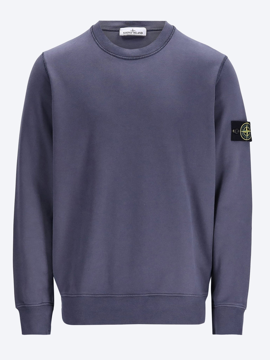 Organic Cotton Fleece Sweatshirt Stone island – Гарантія оригінальності – боковий вид