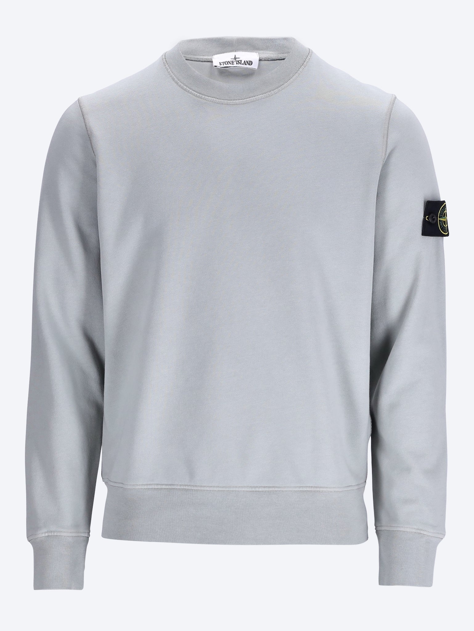 Organic Cotton Fleece Sweatshirt Stone island – Гарантія оригінальності – боковий вид
