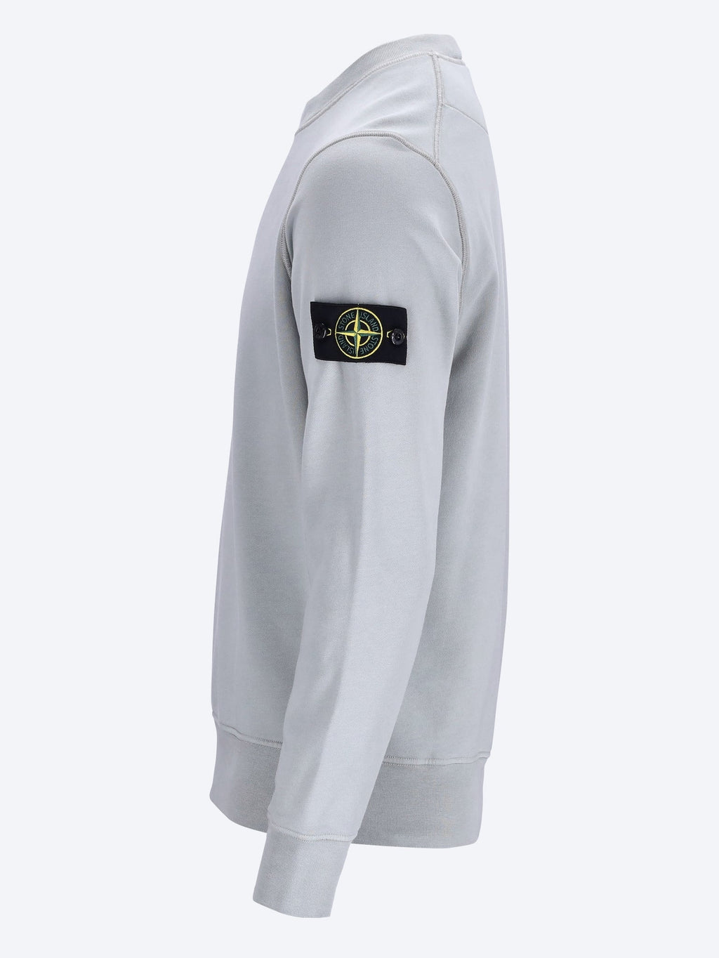 Organic Cotton Fleece Sweatshirt Stone island – Гарантія оригінальності – вид ззаду
