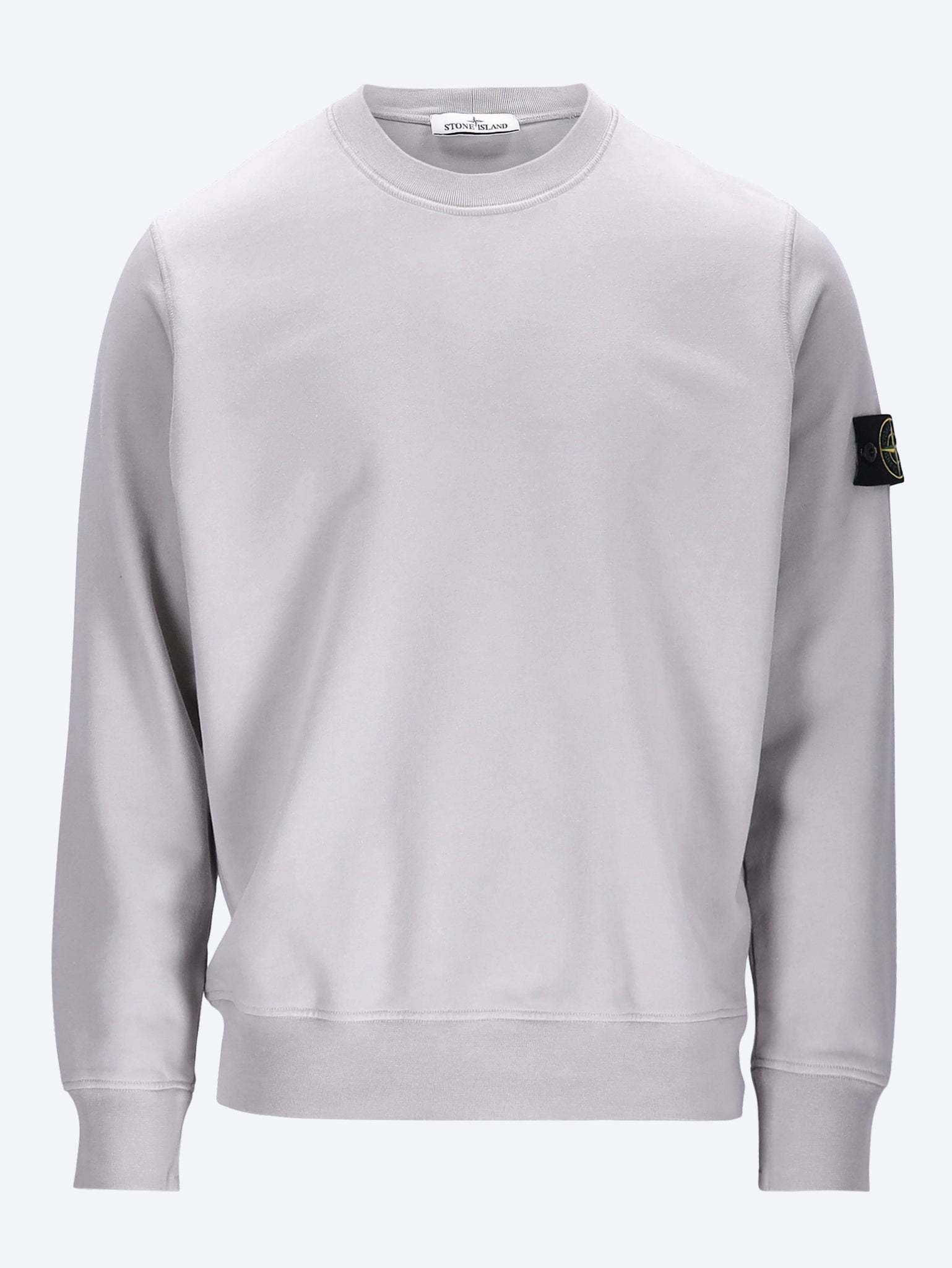 Organic Cotton Fleece Sweatshirt Stone island – Гарантія оригінальності – боковий вид - STONE ISLAND