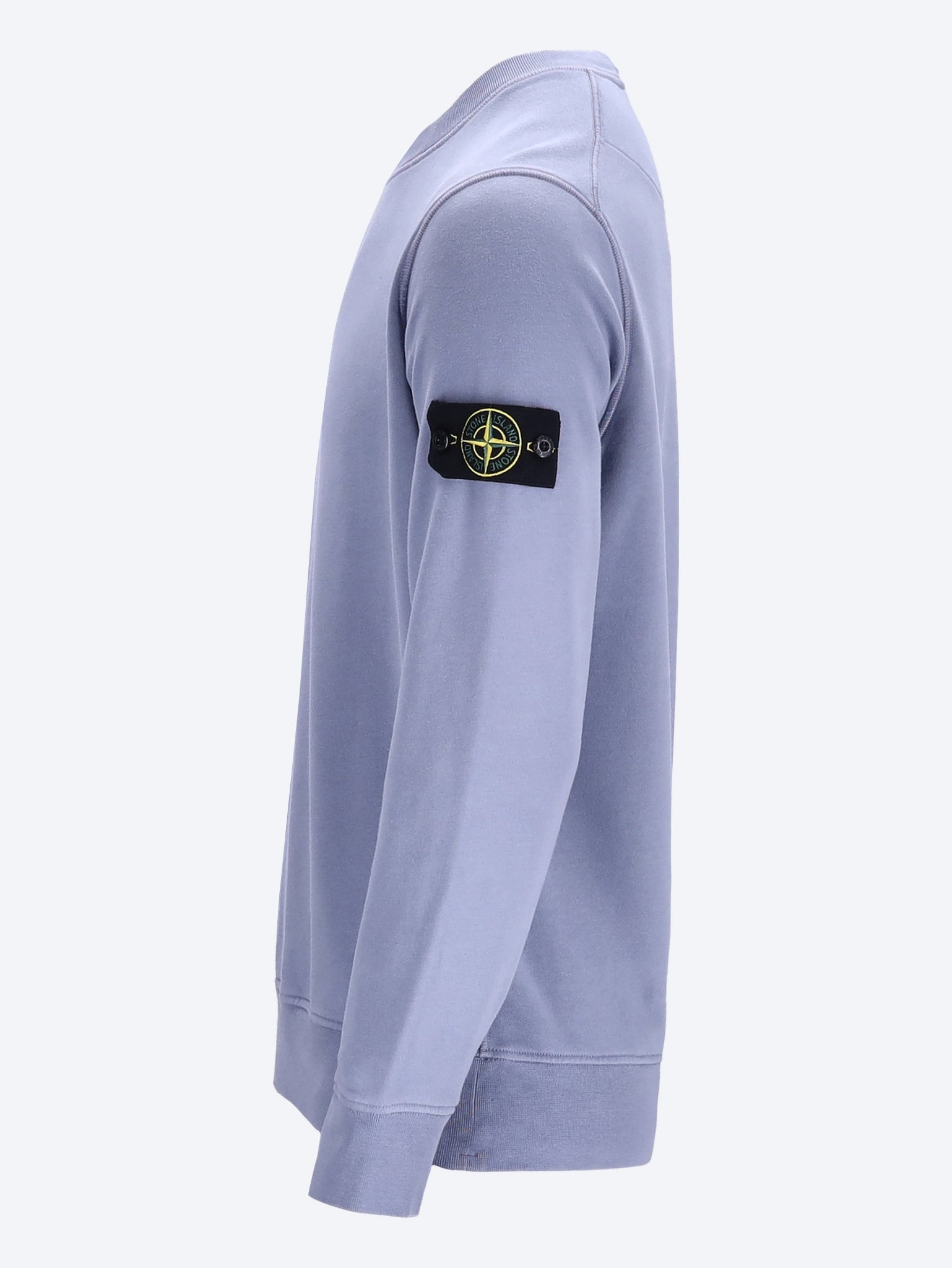Organic Cotton Fleece Sweatshirt Stone island – Гарантія оригінальності – вид ззаду