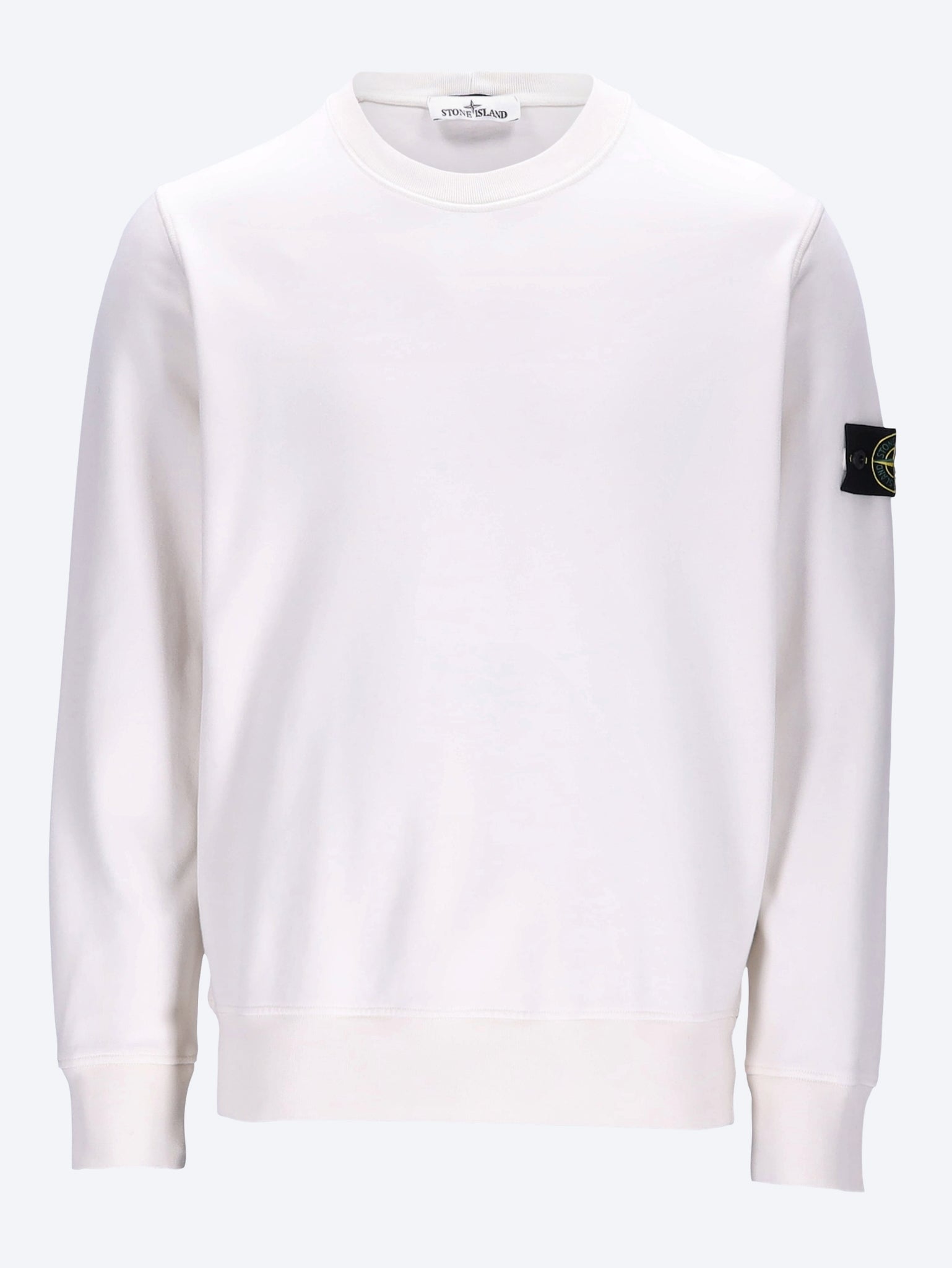 Organic Cotton Fleece Sweatshirt Stone island – Гарантія оригінальності – боковий вид
