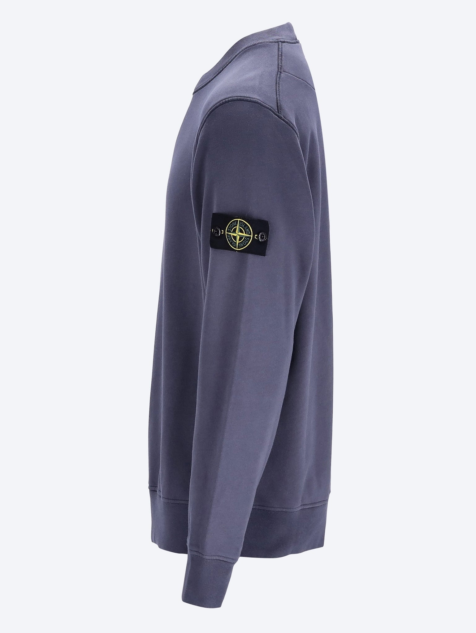 Organic Cotton Fleece Sweatshirt Stone island – Гарантія оригінальності – вид ззаду