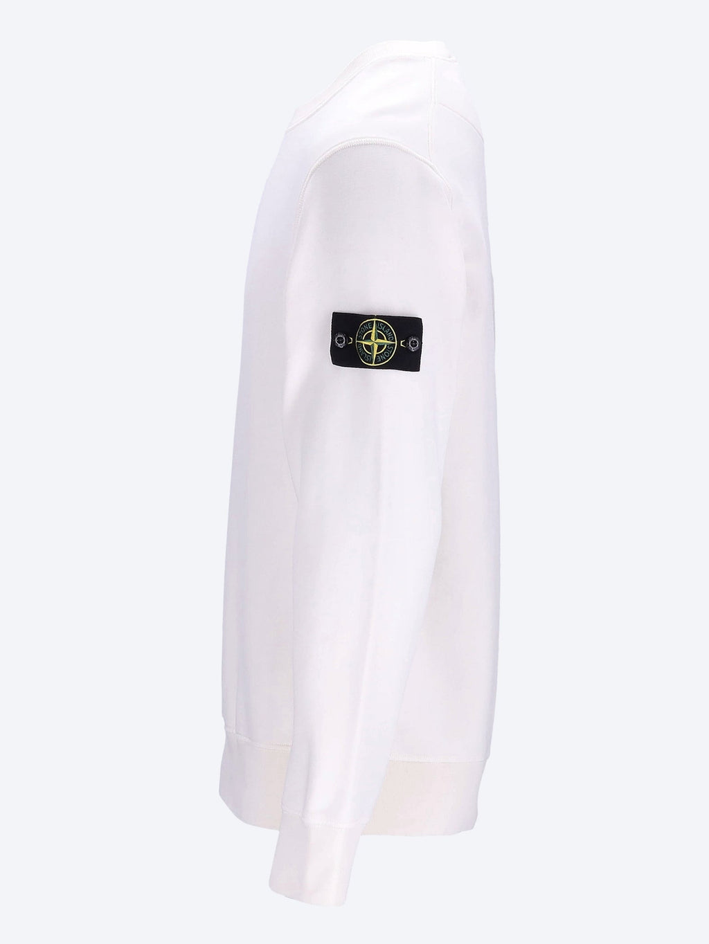 Organic Cotton Fleece Sweatshirt Stone island – Гарантія оригінальності – вид ззаду