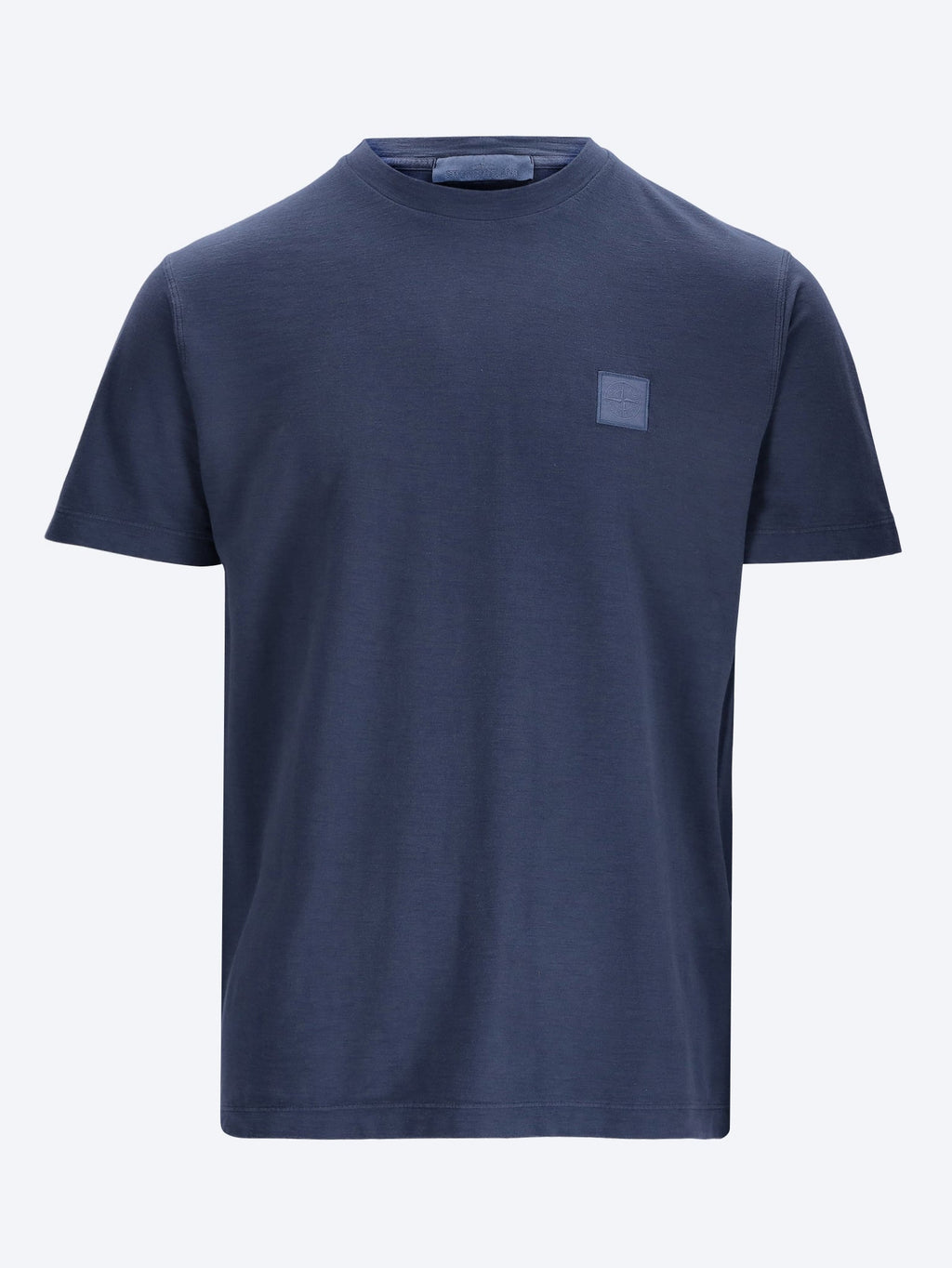 Organic Cotton Jersey Crepe Ghost Short Sleeve T-Shirt Stone island оригінал – Купити в Україні – боковий вид