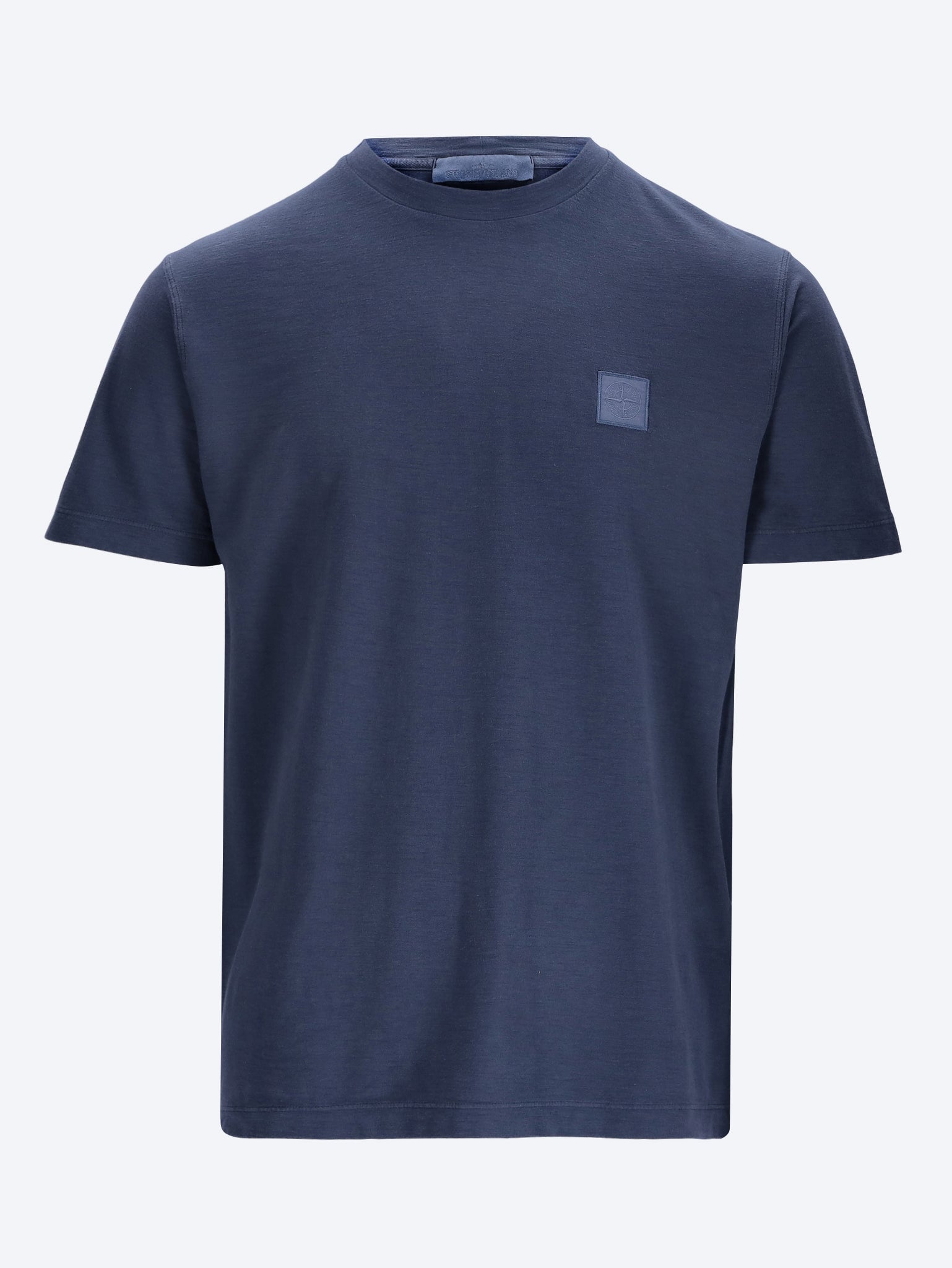 Organic Cotton Jersey Crepe Ghost Short Sleeve T-Shirt Stone island оригінал – Купити в Україні – боковий вид