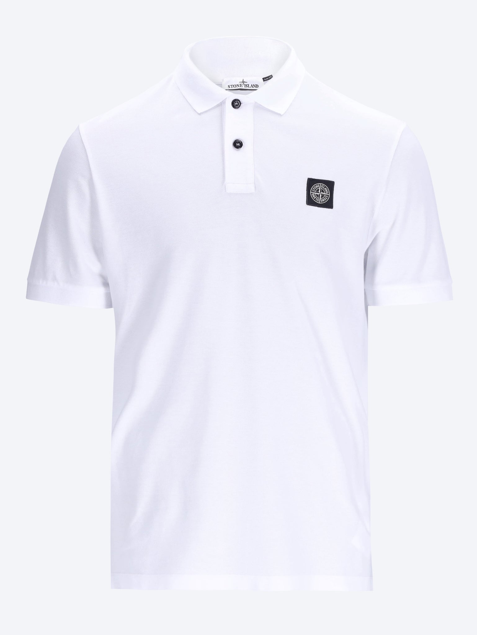 Оригінальна Organic Cotton Short Sleeve Polo Stone island – боковий вид