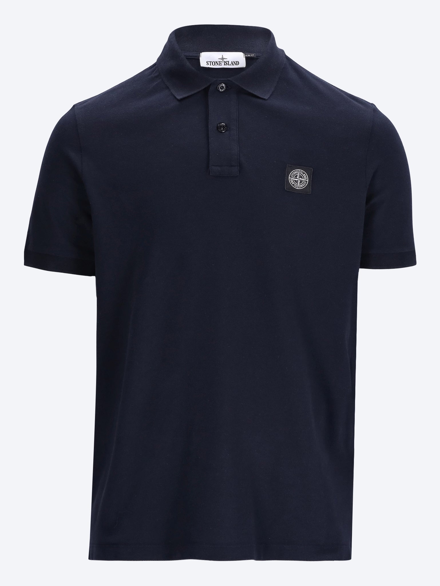 Оригінальна Organic Cotton Short Sleeve Polo Stone island – боковий вид