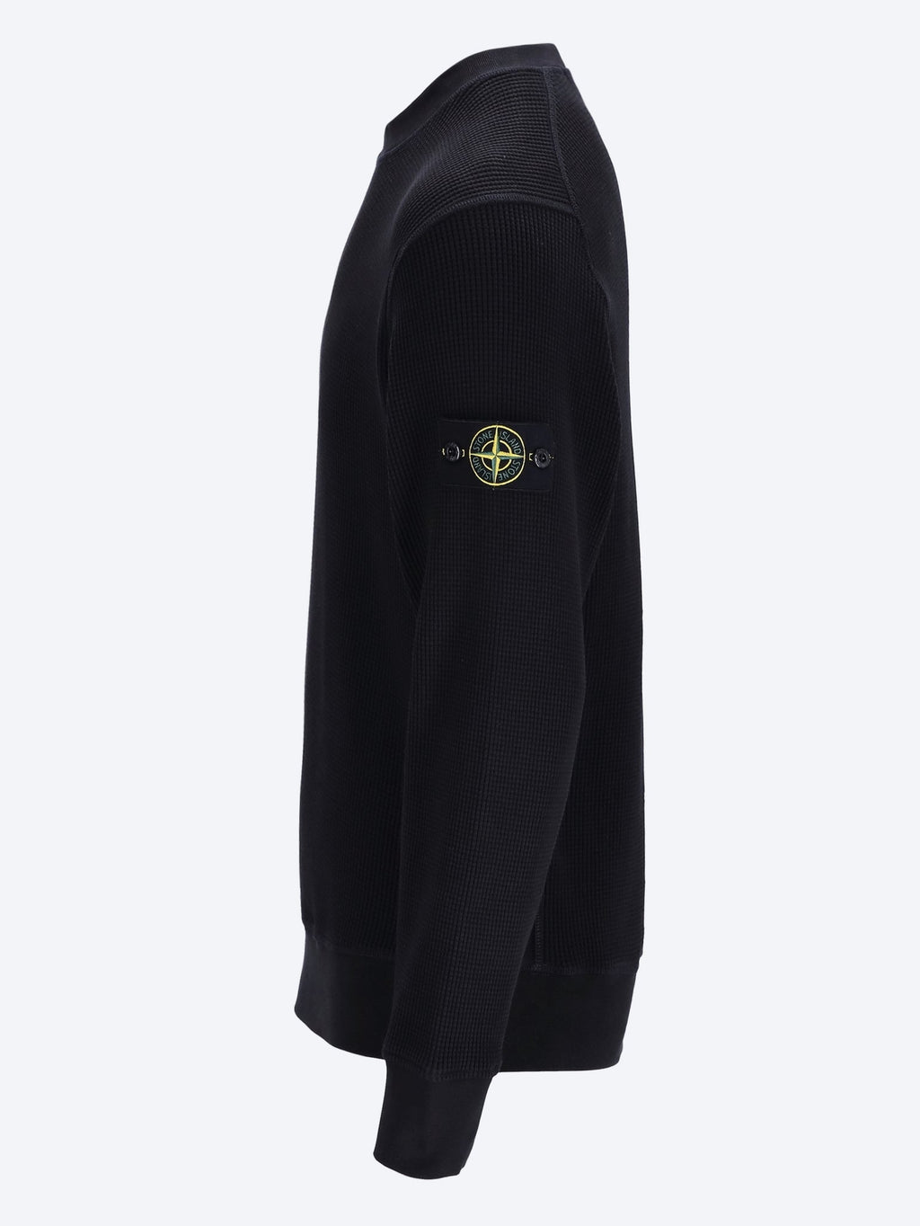 Organic Cotton Waffle Fleece Sweatshirt Stone island – Гарантія оригінальності – вид ззаду
