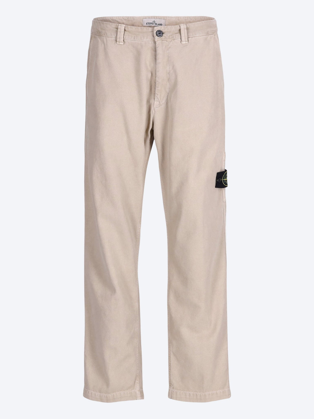 Organic Panama Cotton Pants Stone island – Гарантія оригінальності – боковий вид