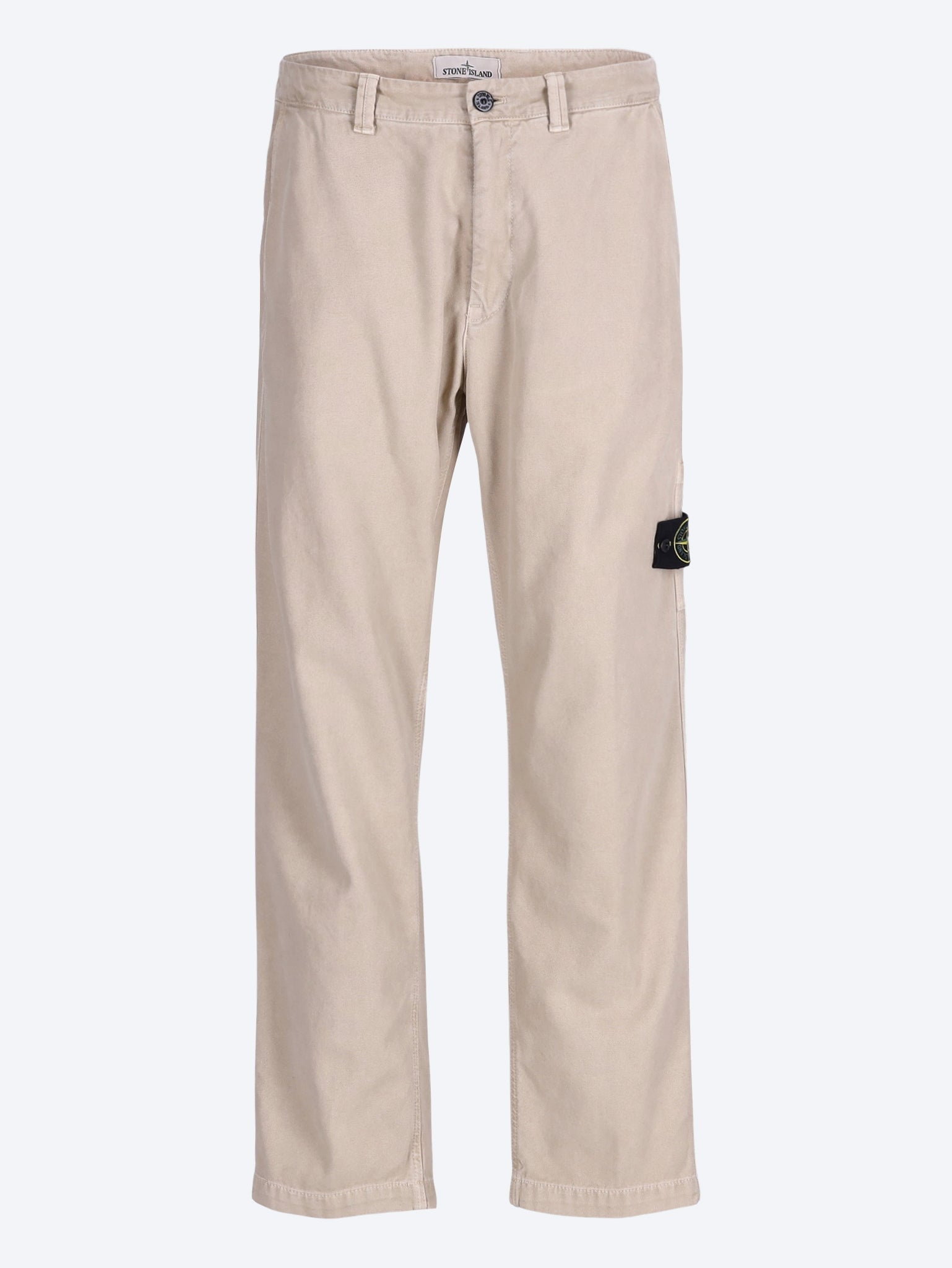 Organic Panama Cotton Pants Stone island – Гарантія оригінальності – боковий вид