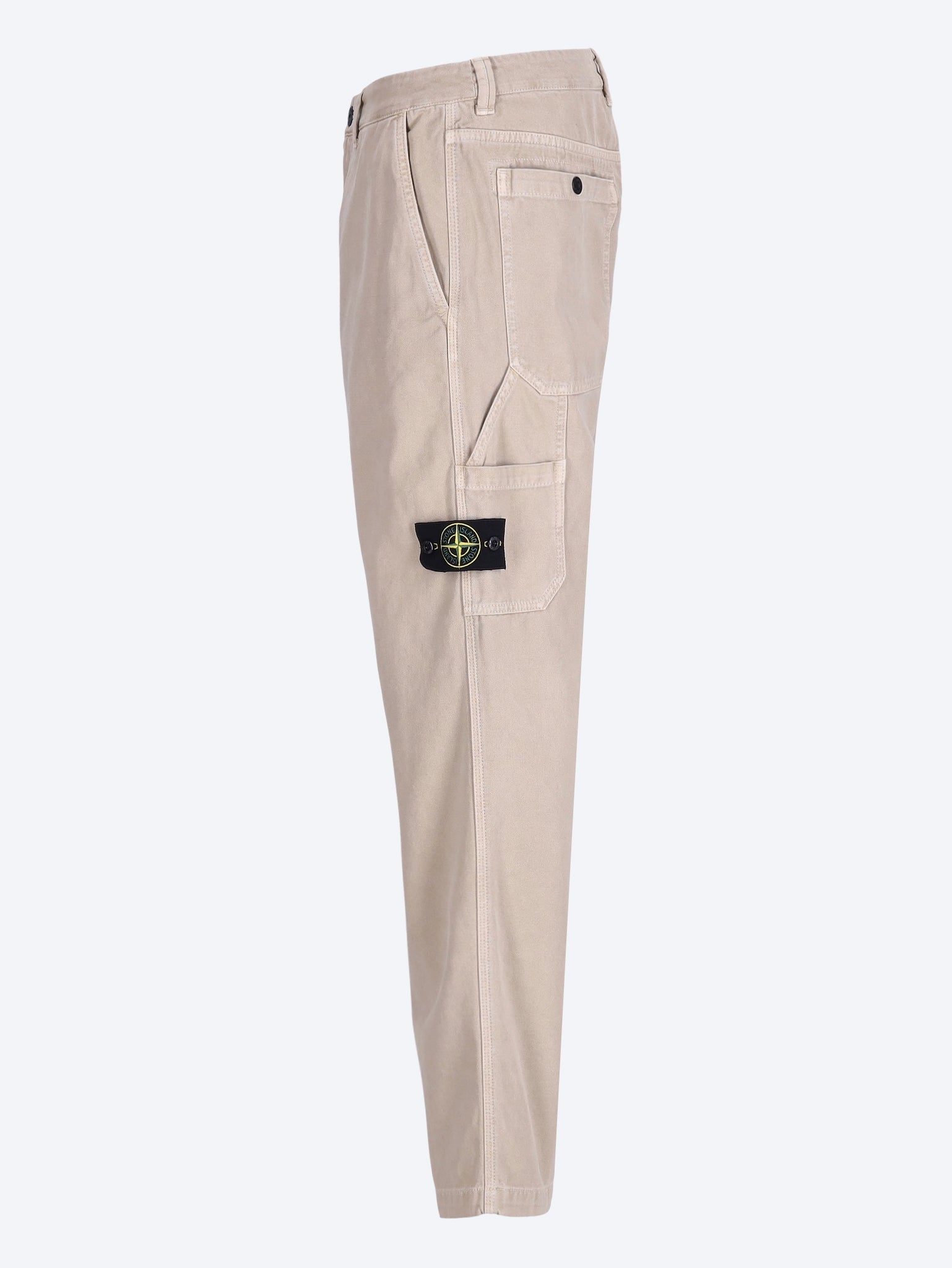 Organic Panama Cotton Pants Stone island – Гарантія оригінальності – вид ззаду