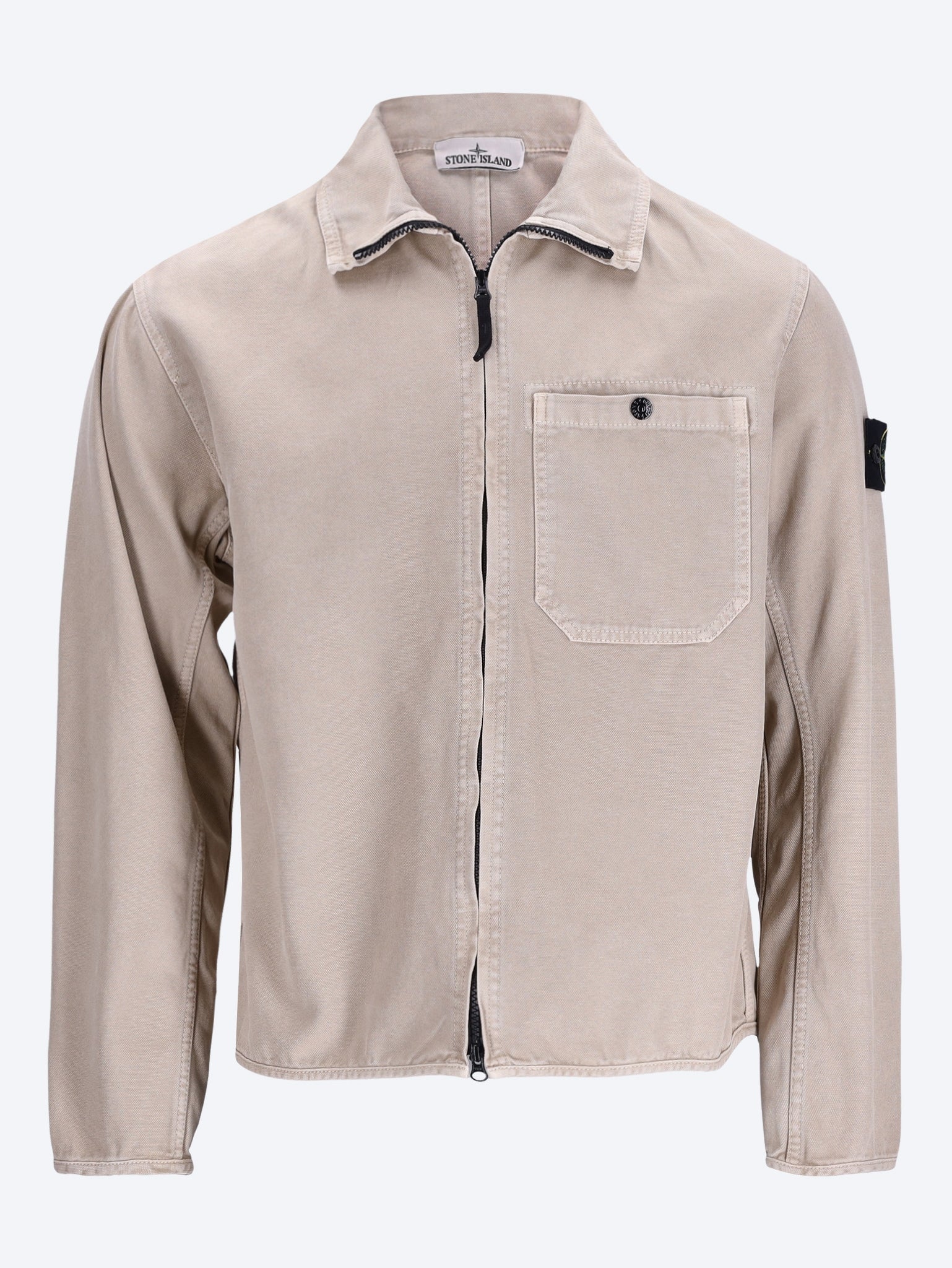 Оригінальна Organic Panama Cotton Shirt Stone island – боковий вид