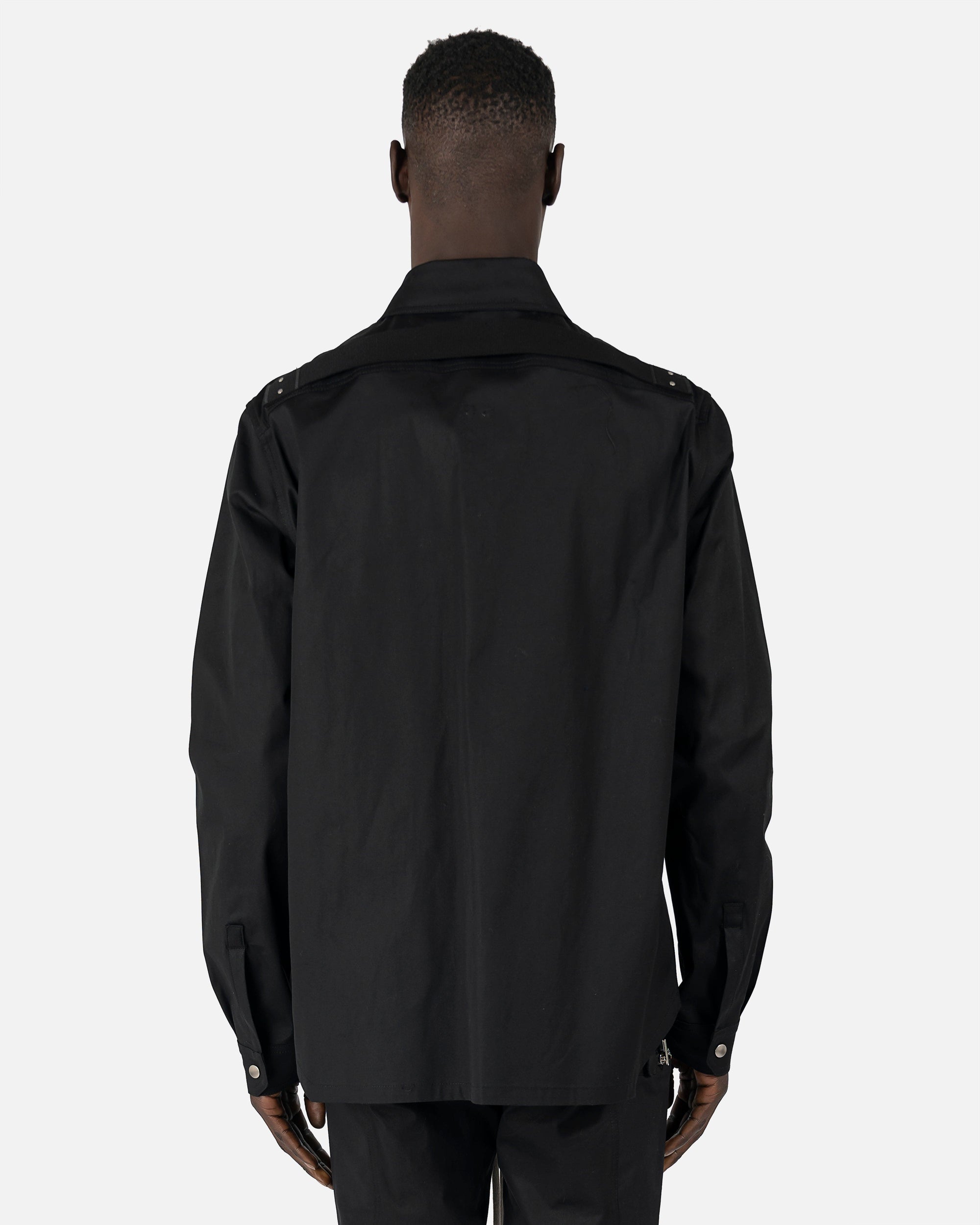 Оригінальна Outershirt In Black Rick owens – збільшений вид
