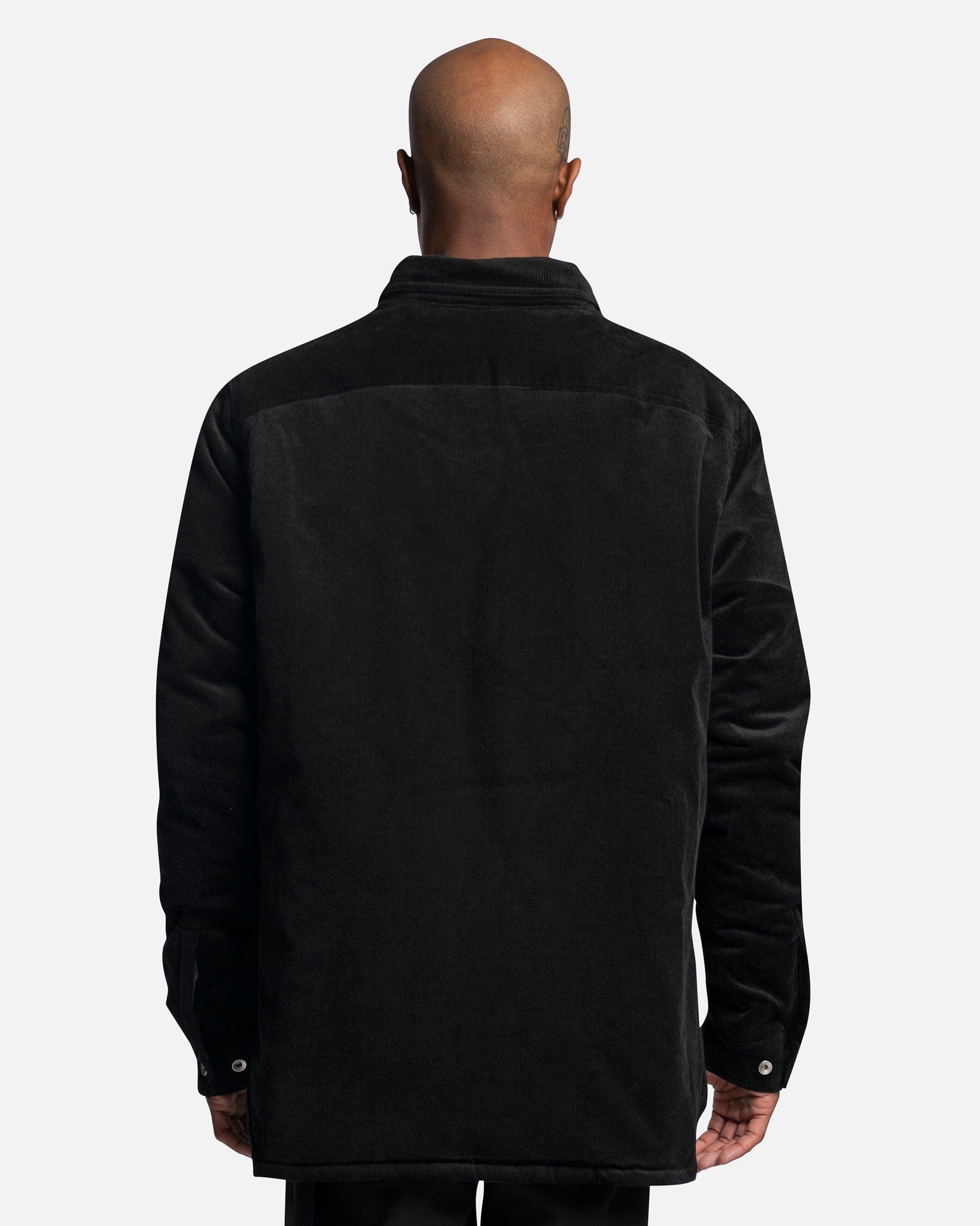 Оригінальна Outershirt In Black Rick owens – детальний вид