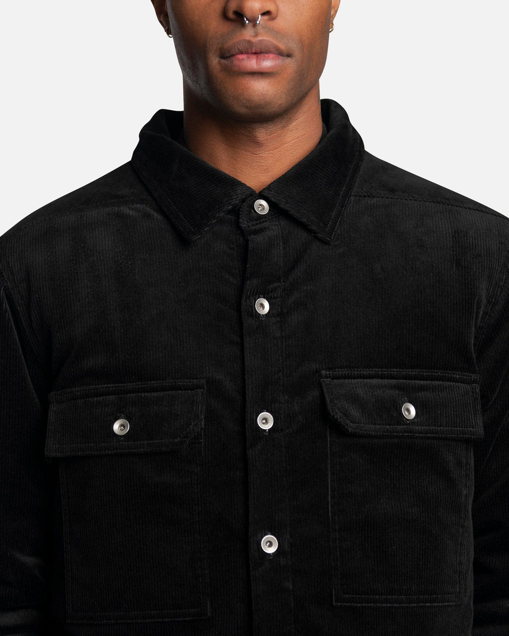 Оригінальна Outershirt In Black Rick owens – збільшений вид