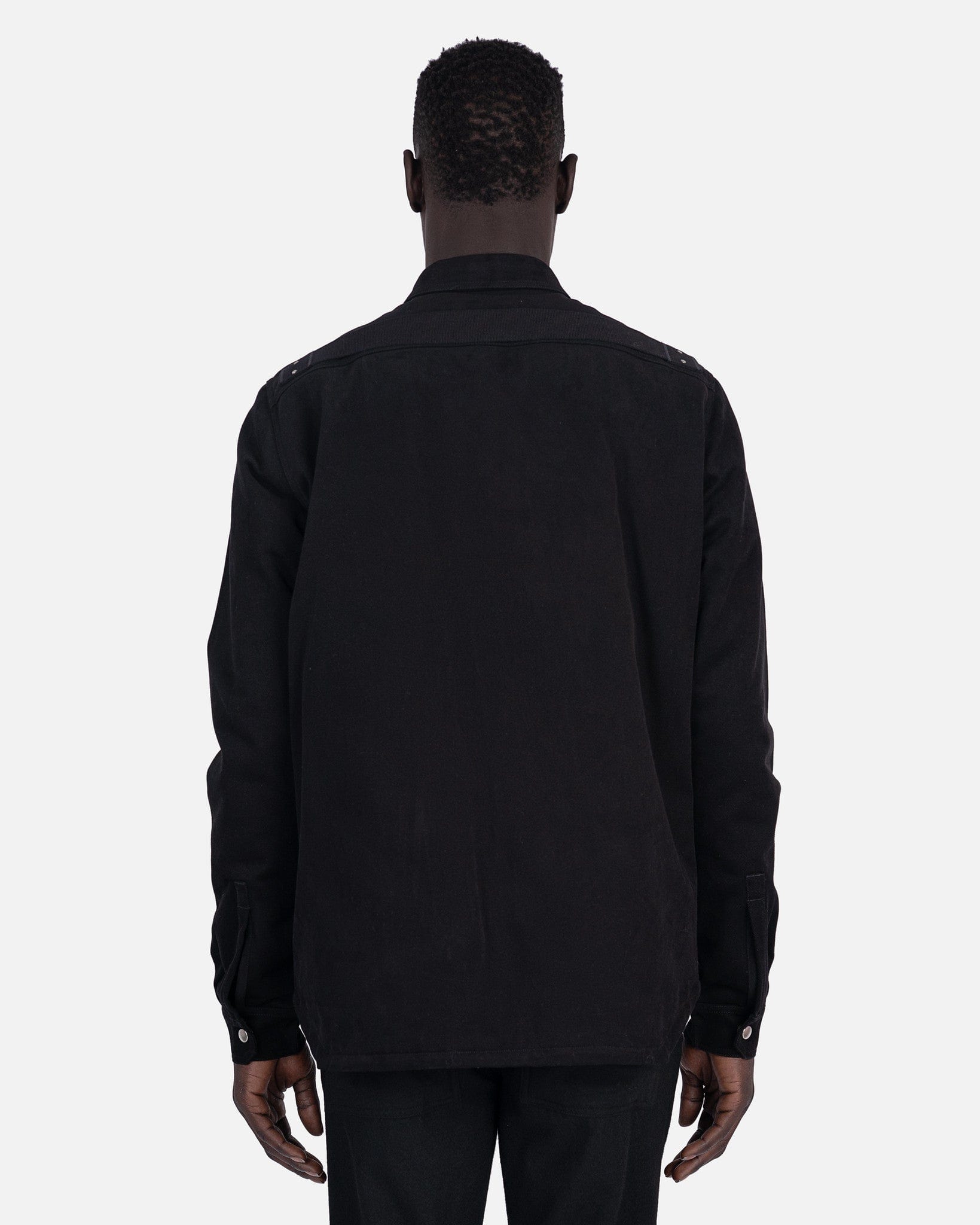 Оригінальна Outershirt In Black Rick owens – детальний вид