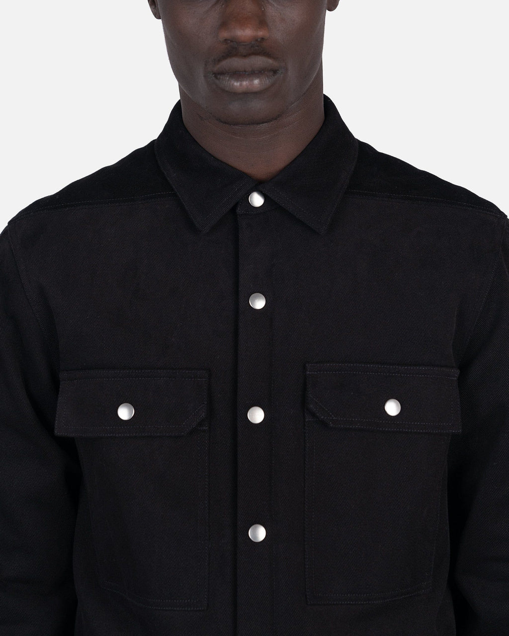 Оригінальна Outershirt In Black Rick owens – збільшений вид