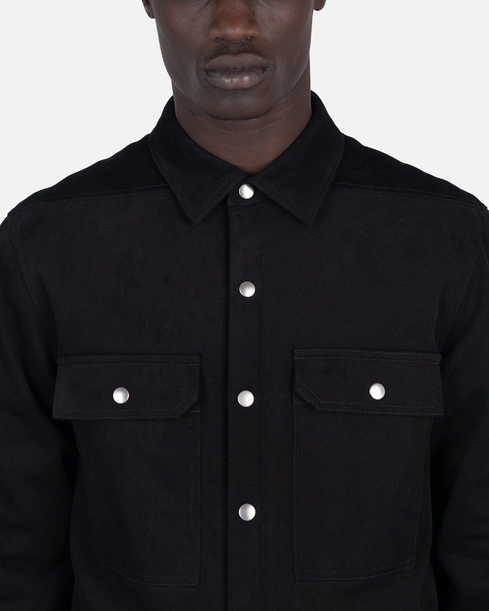 Оригінальна Outershirt In Black Rick owens – збільшений вид