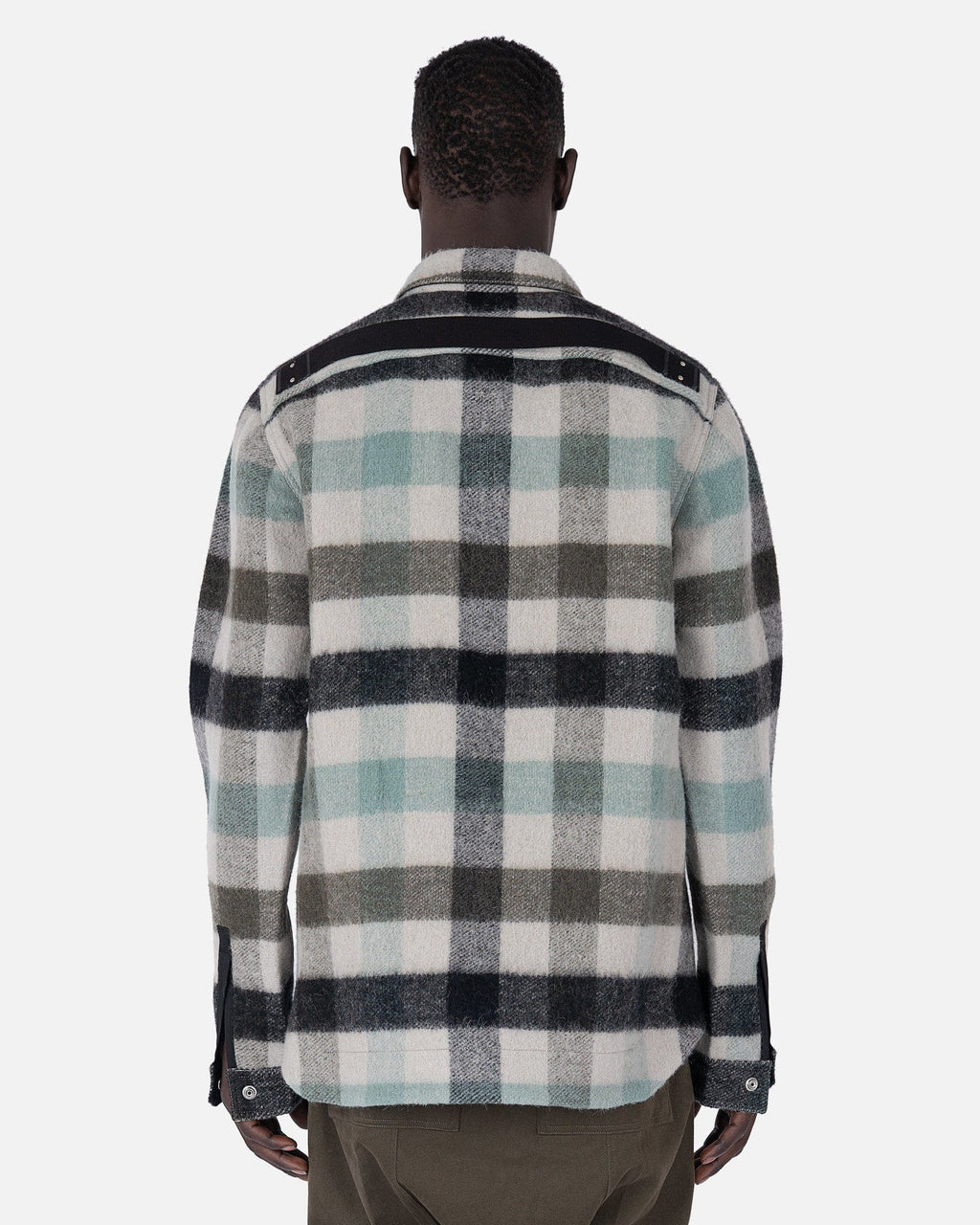 Outershirt In Pearl Plaid Rick owens оригінал – Купити в Україні – детальний вид