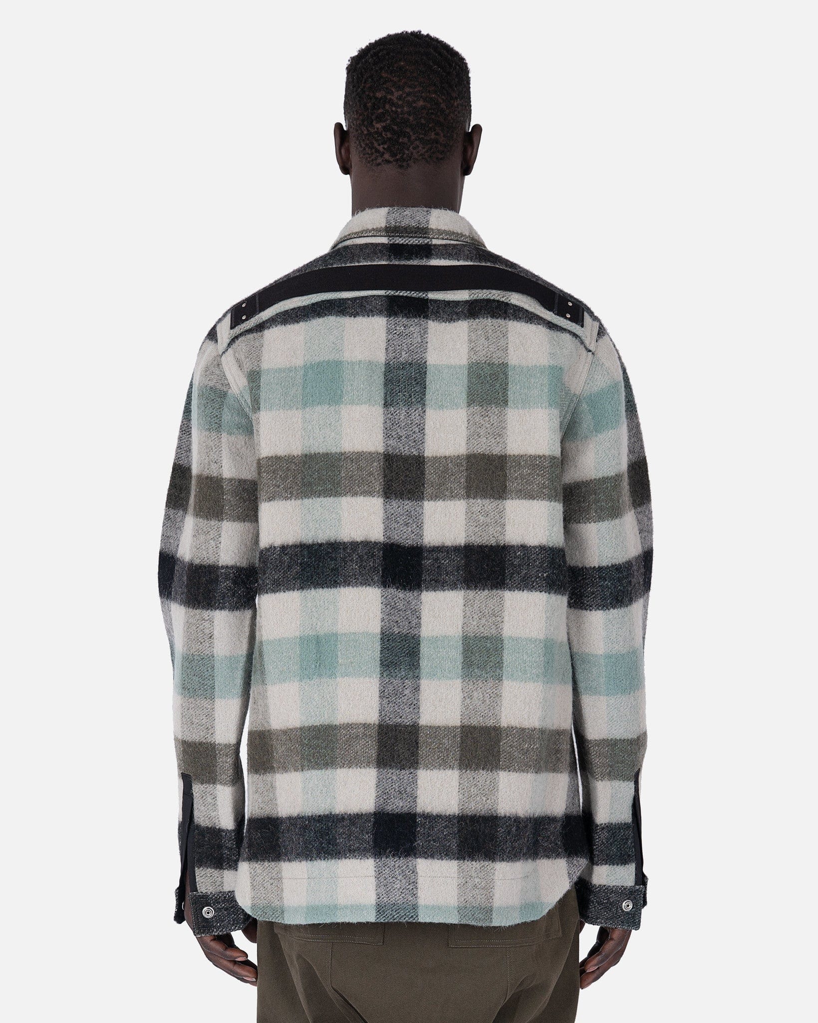 Outershirt In Pearl Plaid Rick owens оригінал – Купити в Україні – детальний вид