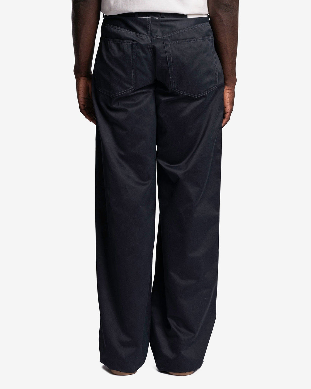 Оригінальна Oversized 5-Pockets Pants In Black Maison margiela – детальний вид