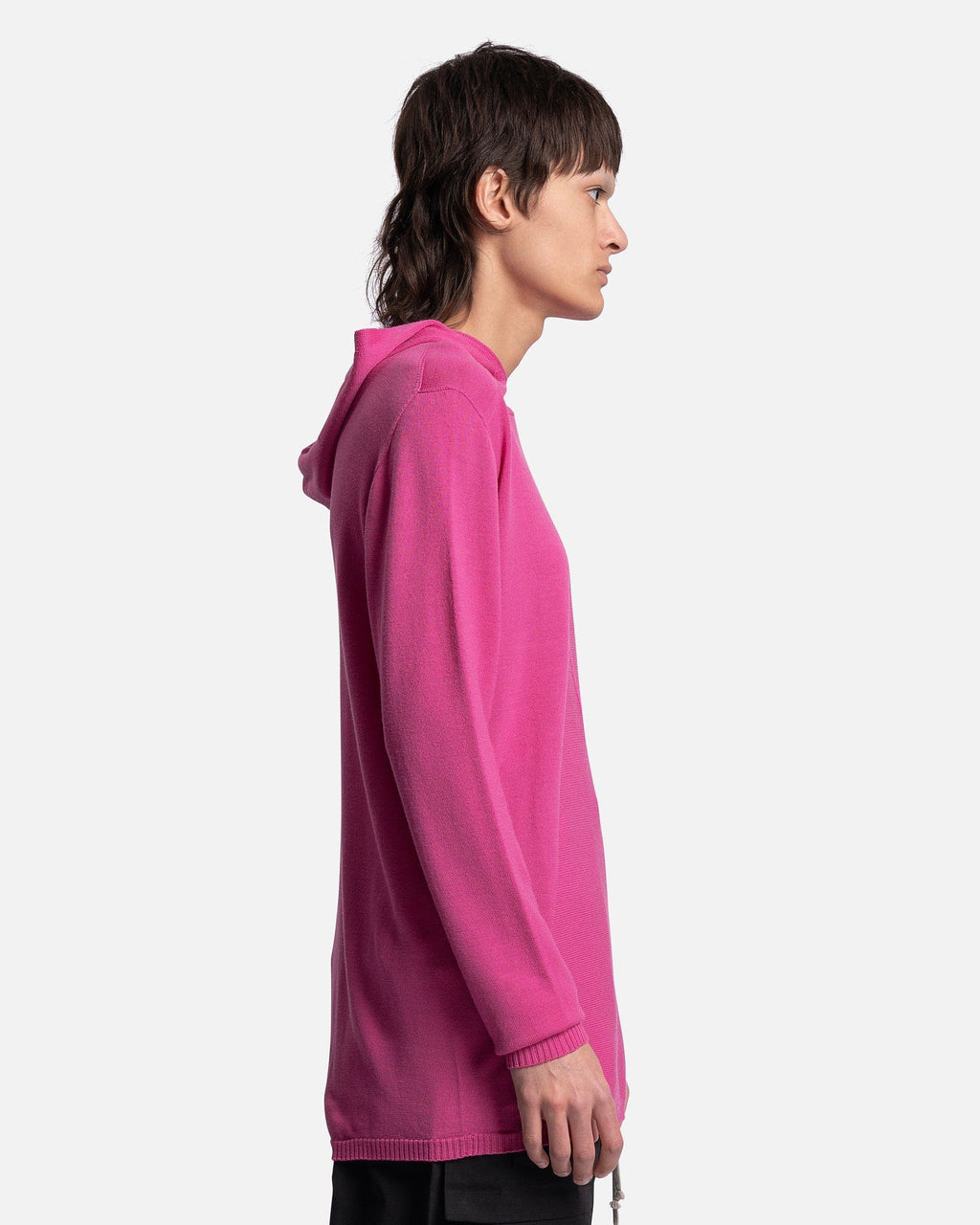 Oversized Geo Hoodie In Hot Pink Rick owens – Гарантія оригінальності – вид ззаду