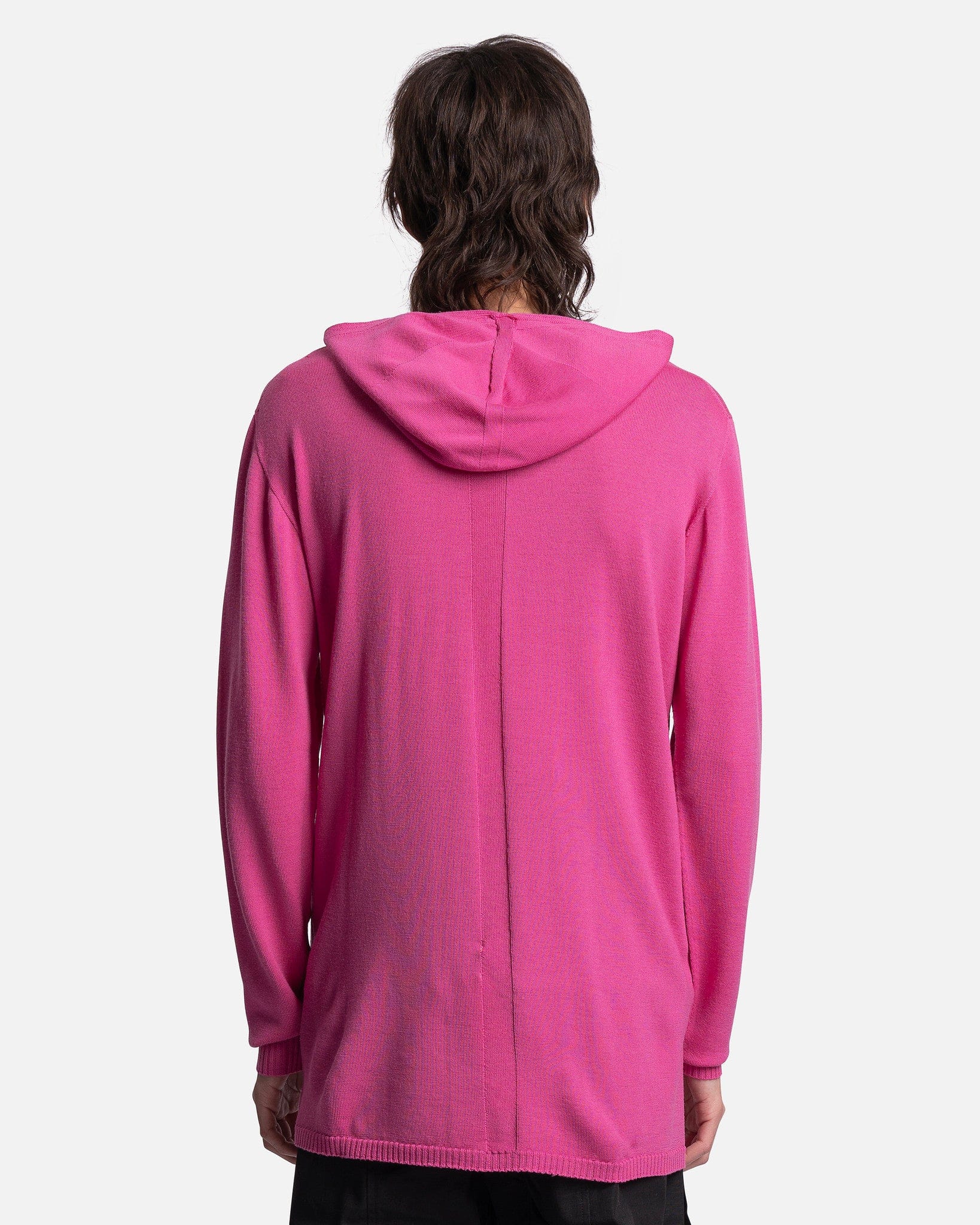 Oversized Geo Hoodie In Hot Pink Rick owens – Гарантія оригінальності – детальний вид