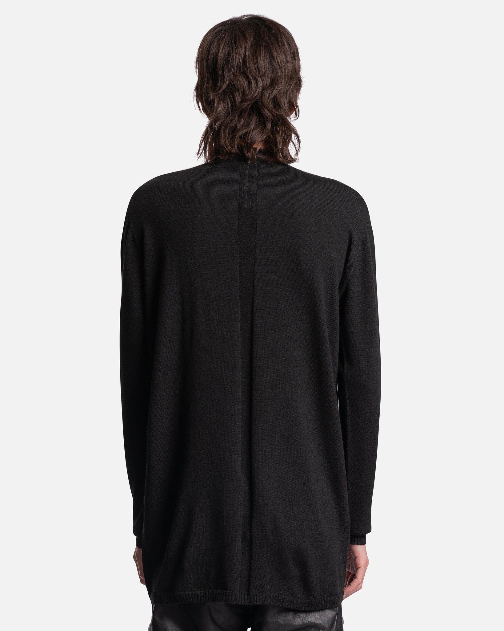Оригінальна Oversized Geo Round Neck Sweater In Black Rick owens – детальний вид