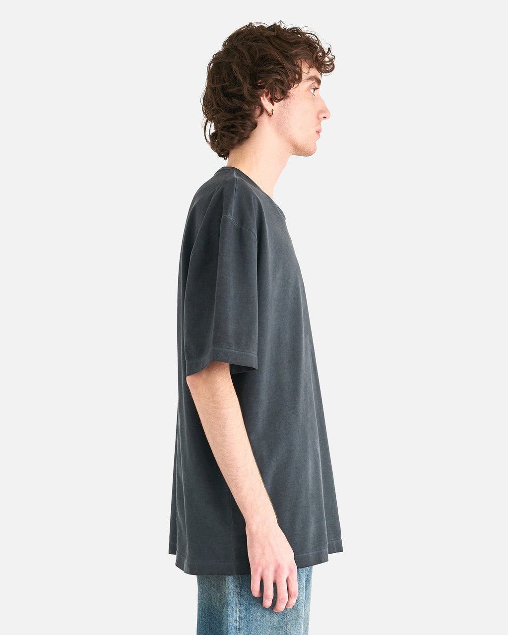 Oversized T-Shirt In Anthracite Maison margiela оригінал – Купити в Україні – вид ззаду