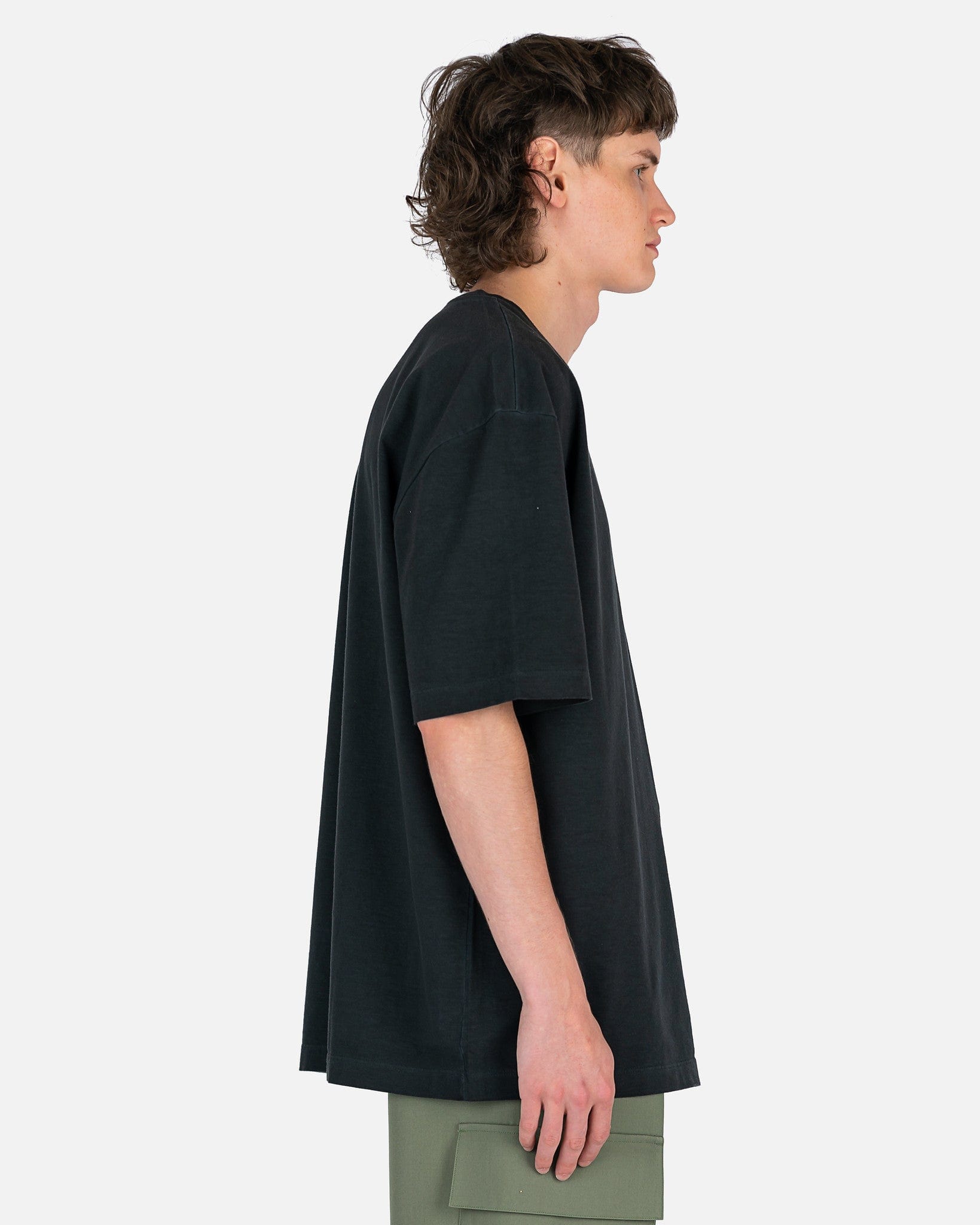 Oversized T-Shirt In Anthracite Maison margiela оригінал – Купити в Україні – вид ззаду