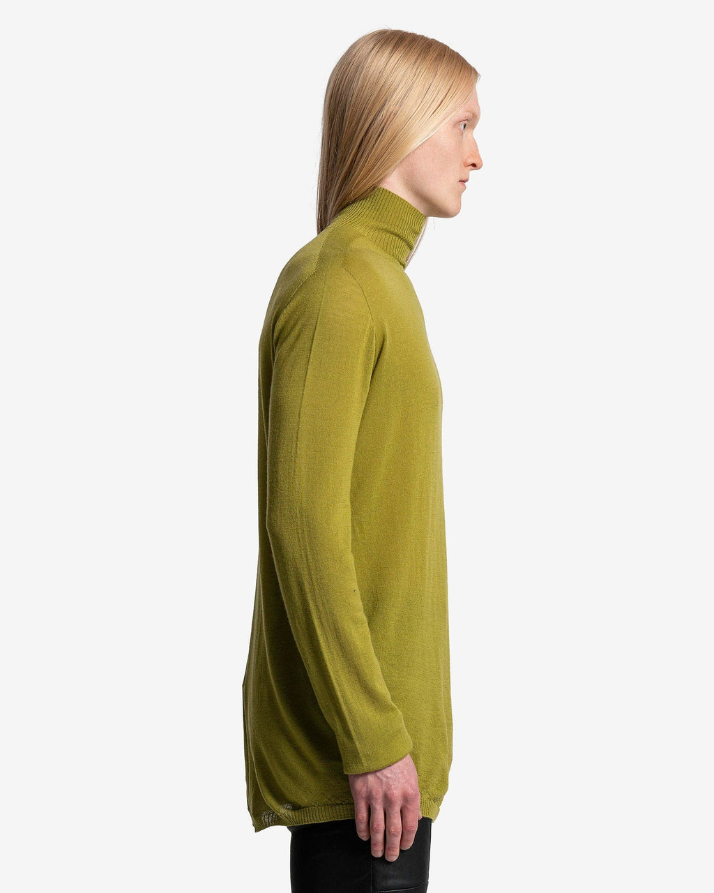 Oversized Turtleneck In Acid Rick owens – Гарантія оригінальності – вид ззаду