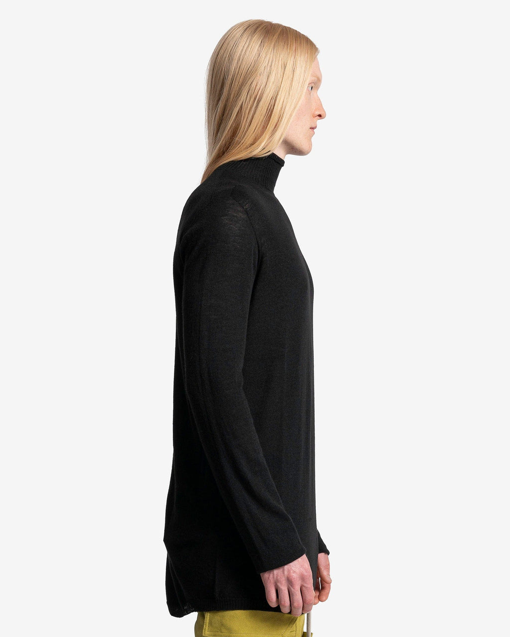 Oversized Turtleneck In Black Rick owens оригінал – Купити в Україні – вид ззаду