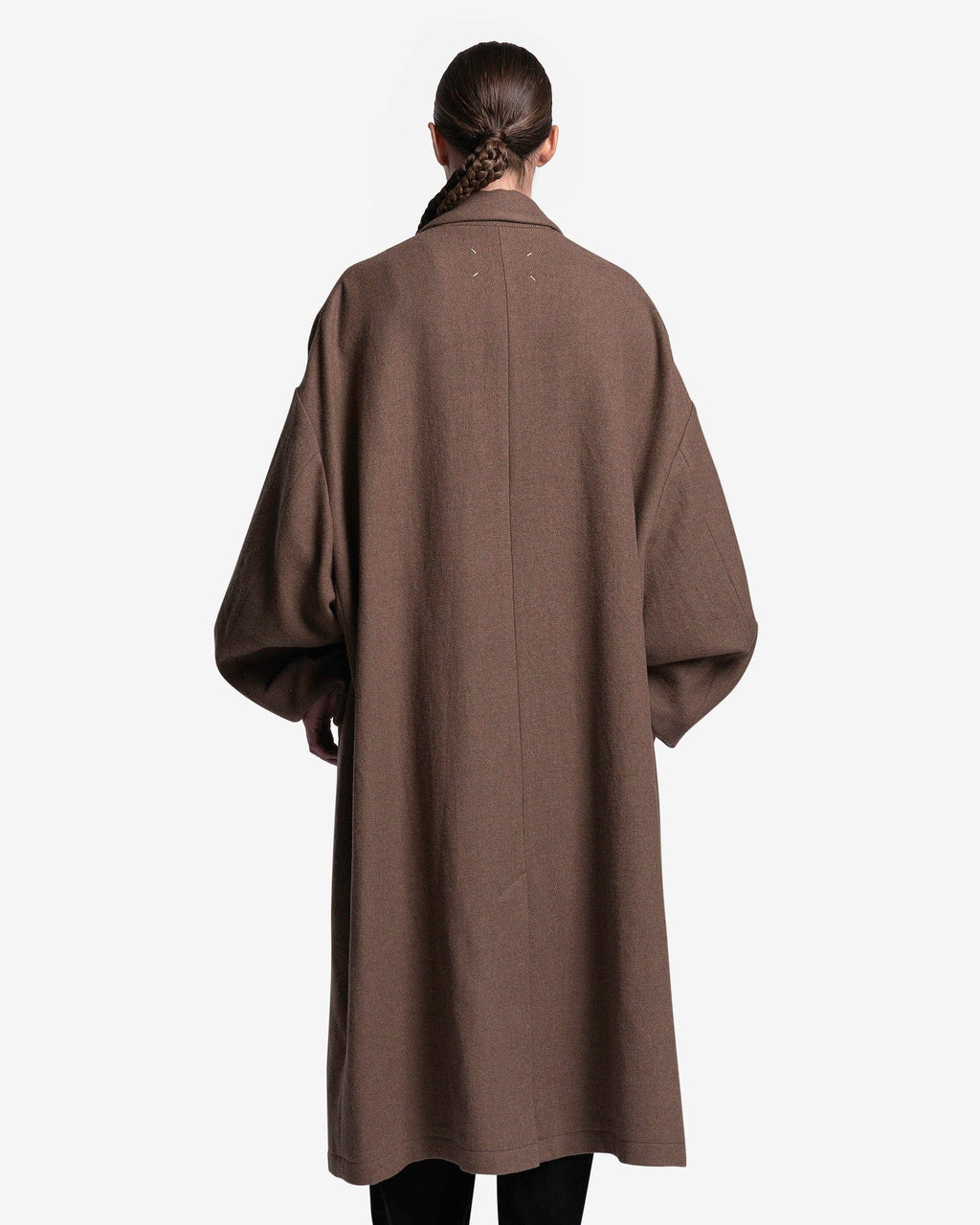 Oversized Wool Coat Maison margiela – Гарантія оригінальності – детальний вид