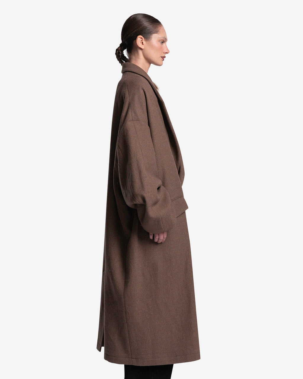 Oversized Wool Coat Maison margiela – Гарантія оригінальності – вид ззаду