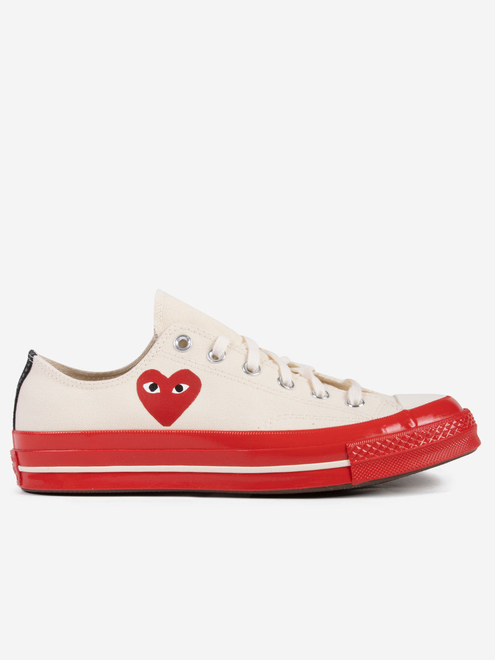 Cdg Play X Converse Chuck Taylor 70 Lo Sneakers Comme des garcons оригінал – Купити в Україні – боковий вид