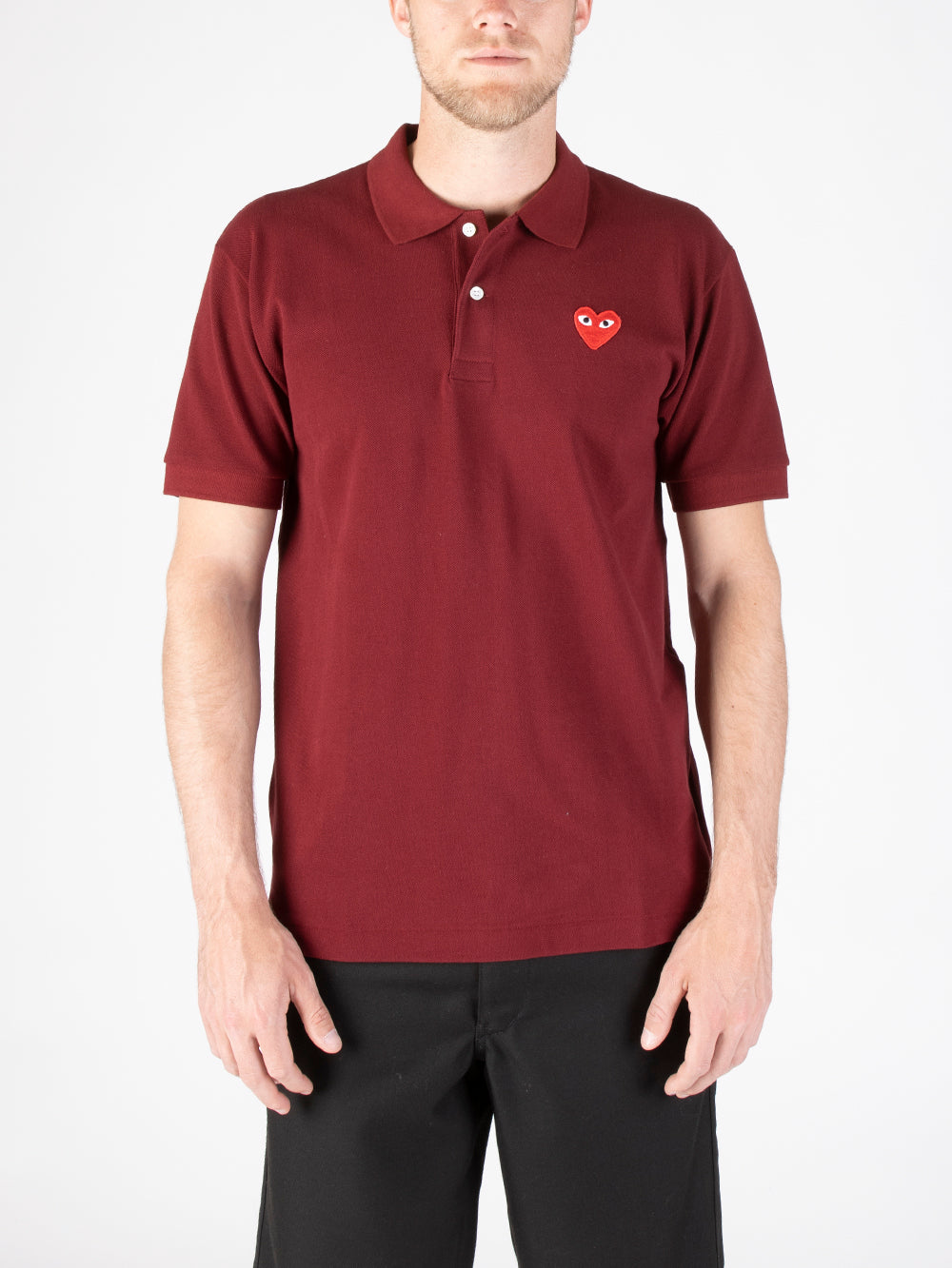 Оригінальна Polo Cdg Red Play Comme des garcons – вид ззаду