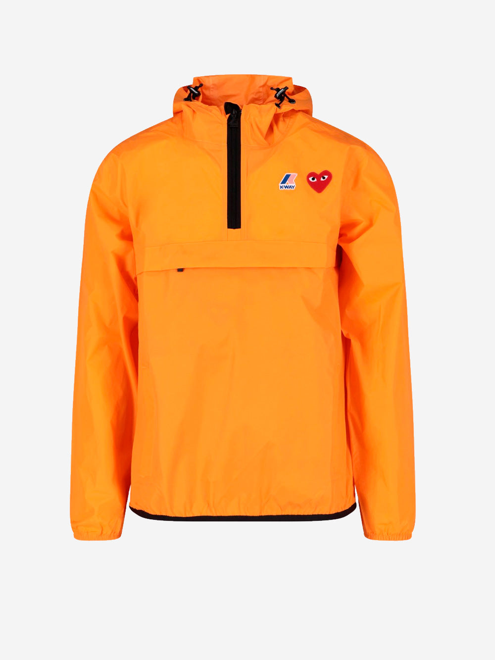 Оригінальна Play Cdg X K-Way Half Zip Jacket Comme des garcons – боковий вид