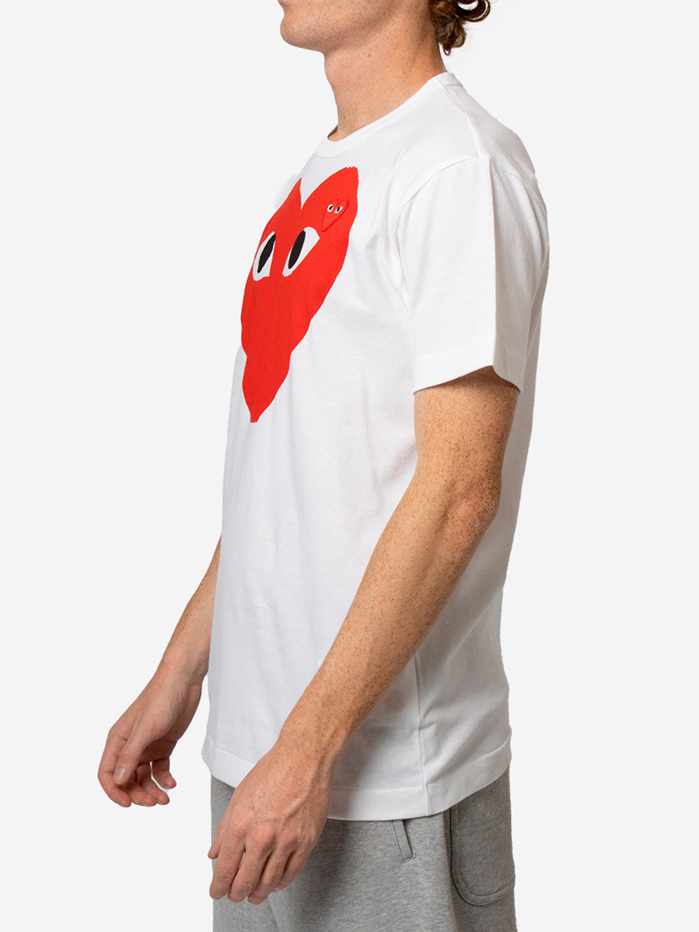 T-Shirt Big Heart In Cotone Comme des garcons оригінал – Купити в Україні – збільшений вид