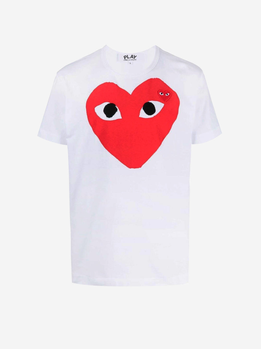 T-Shirt Big Heart In Cotone Comme des garcons оригінал – Купити в Україні – боковий вид