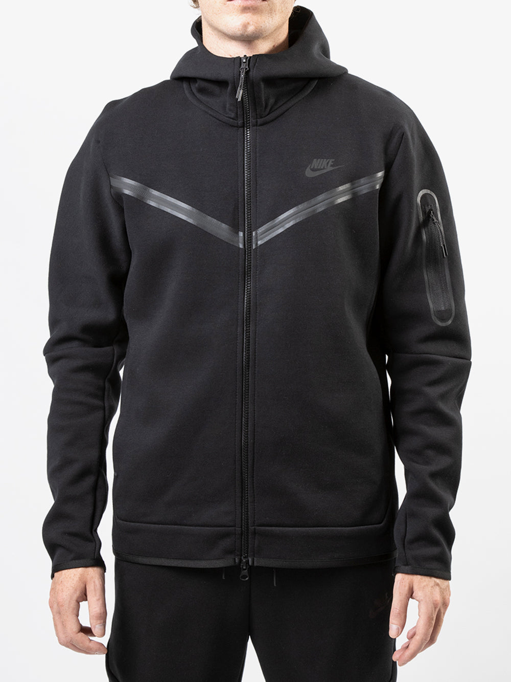 Оригінальна Tech Fleece Sweatshirt With Zip Nike – вид ззаду
